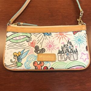 Disney Dooney and Bourke Sketch Wristlet